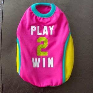 PLAY TO WIN TOP PAW NWOT DOG SHIRT
